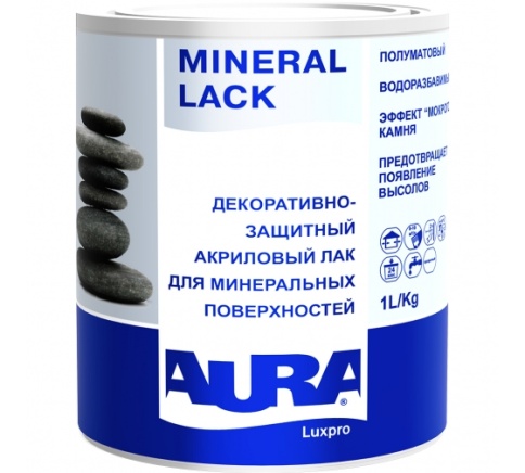 Aura Mineral Lack Лак акриловый для минеральных поверхностей 1л фото 1
