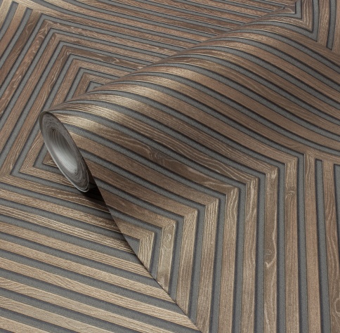 *Обои VICTORIA STENOVA 285348 Сплайн мотив 1,06м  фото 1