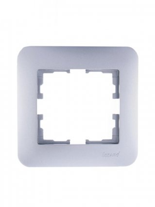 Lezard Рамка 1-ая горизонтальная жем/бел перламутр KARINA 708-3000-146 фото 1