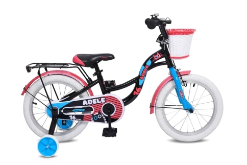 Велосипед 16" LETO ADELE, сталь, 1-ск, черный Д16008(М) фото 1