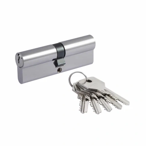 Цилиндровый механизм STD Z Л-90 (хром) (45-45) фото 1