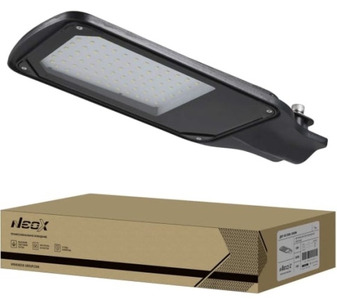 NEOX Светильник уличный светодиодный ДКУ-02 50Вт 230В 5000К 5250Лм 105лм/Вт IP65  фото 1