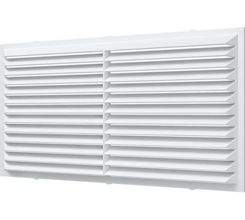 Решетка пластмассовая наклонная с сеткой, без рамки 1122С фото 1