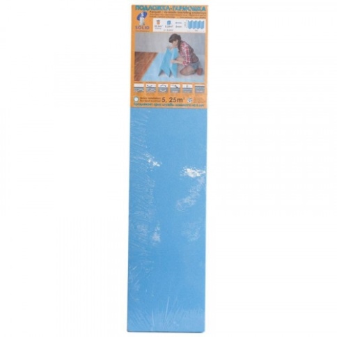 Подложка-гармошка SOLID 3мм. /1,05 х 5м/ 5,25 кв.м.уп. фото 1