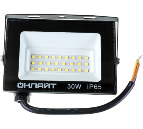 ОНЛАЙТ Прожектор светодиодный OFL-30-6000K-BL-IP65-LED (71 658) фото 1