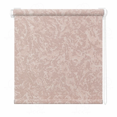 Рулонная штора Джерси (016.06) Пыльная роза 52*160 (10-30% светопрониц./под мрамор) фото 1