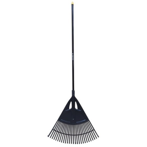 Грабли пластинчатые Эластичный полипропилен (черные) с ЧЕРЕНКОМ фото 1