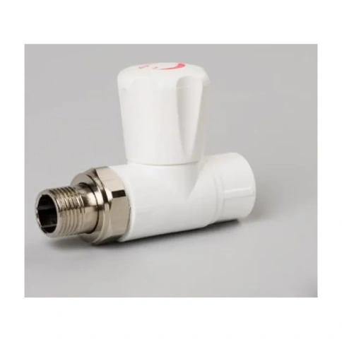 Кран д/радиатора Ф20*1/2"ш прямой фото 1