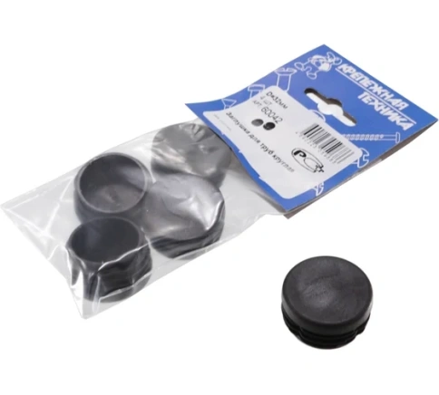 Заглушка для стальных труб пластиковая круглая d32 мм фото 1