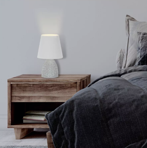 Настольная лампа UML-B301 E14 Light Grey фото 1