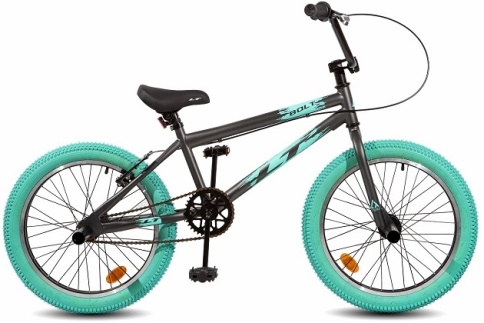 Велосипед 20" LTBIKE BOLT, сталь, рама 11", ВМХ, серый Б20003 фото 1