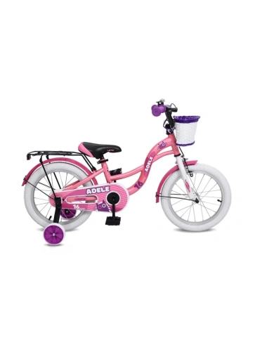 Велосипед 16" LETO ADELE, сталь, 1-ск, розовый Д16005(М) фото 1