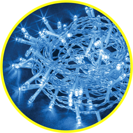 Навигатор 14026 Гирлянда нить синий NGF-S01-100B-10-11.5m-230-C8-TR-IP20 фото 1