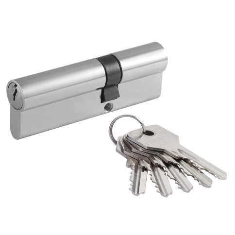 Цилиндр STD AL асимметричный Л-90 (55-35) хром фото 1