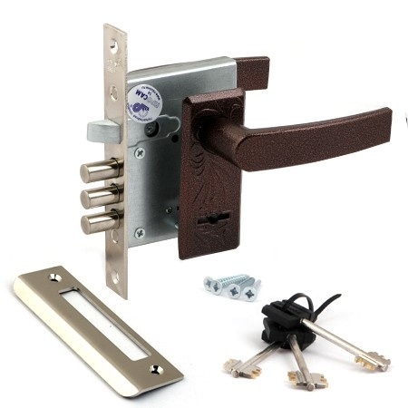 Замок врезной 74500 ЗВ9-8/13.СП2.НР-002 (для калитки) ПРО-САМ фото 1