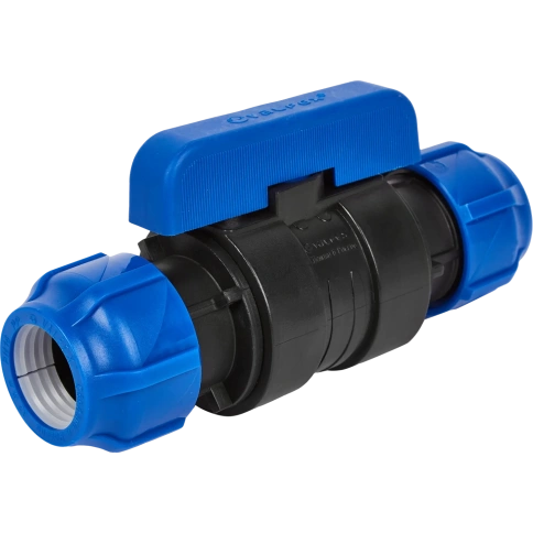 Шаровый кран 32х32 труба-труба ПНД фото 1