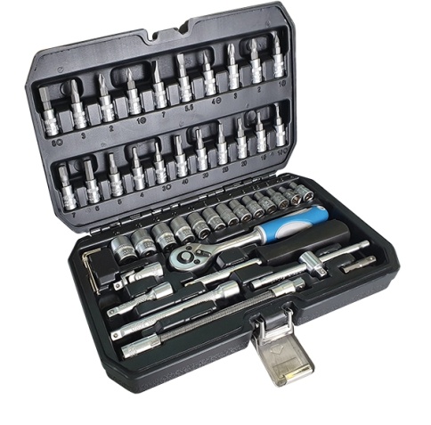 Ормис Набор инструмента слесарно-монтажный, Сr-V, 1/4", 46 предметов (43-4-146) фото 1