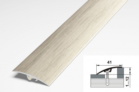 Профиль стыкоперекрыв  089 Клен беленый ПС 06.900.089 фото 1