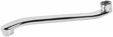 Гусак для смесителя плоский 30см S-образный нос фото 1