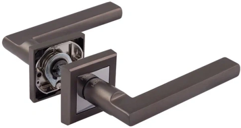 Ручка дверная AL 108К AL графит фото 1