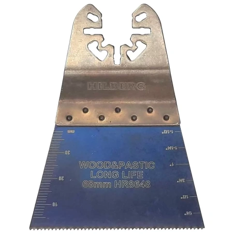 Полотно пильное погружное по древесине и пластику Hilberg Bi-M 68*40*18 TPI HR8648 фото 1