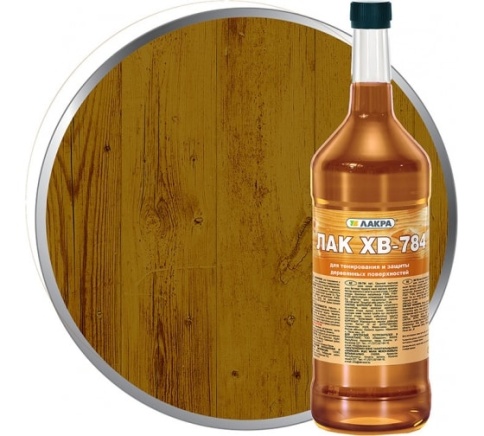 Лакра Лак ХВ-784 Дуб 0,5л фото 1
