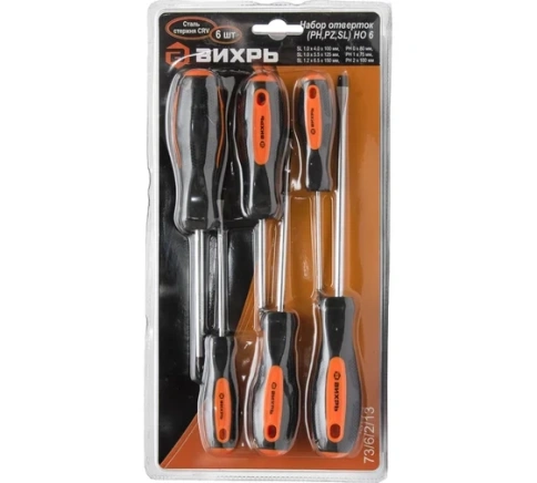 Набор отверток (РН,PZ,SL) НО 6 фото 1
