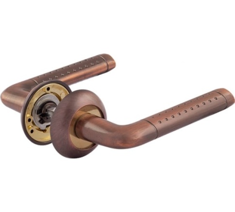 Ручка дверная AL 101A AL ст.медь фото 1