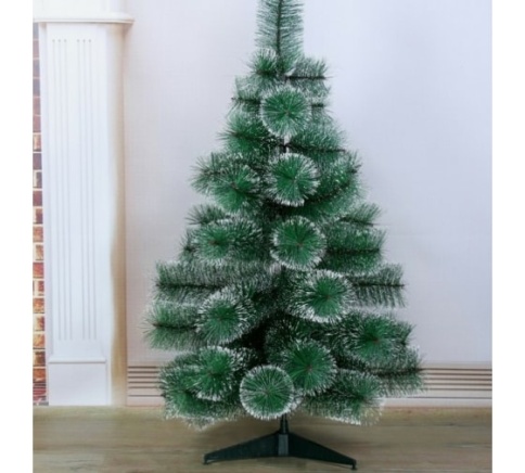 Кедр декор  90см (57 веток) зел. с инеем Зимнее волшебство 701365 фото 1