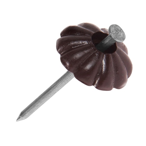 Гвоздь декоративный (темно-коричневый) 100шт фото 1