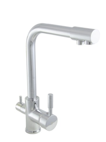 SANTREK AQUA-1035 Смеситель для кухни с подключ.фильтра питьевой воды, хром фото 1