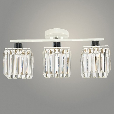 Люстра 32716/3 CR+WT хром/белый Е27 фото 1