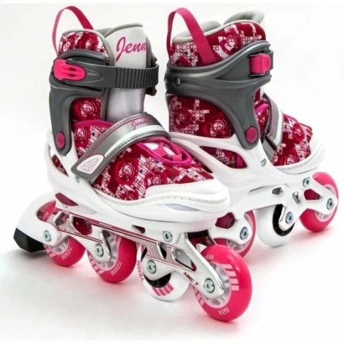 Роликовые коньки Модель Jenny sum бел/роз р.38-41 фото 1
