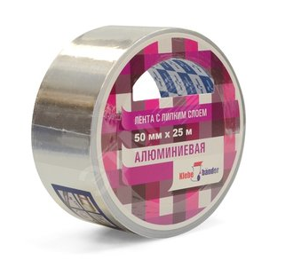Алюминиевая лента 50мм х 50м 50мк Klebebander /18 фото 1