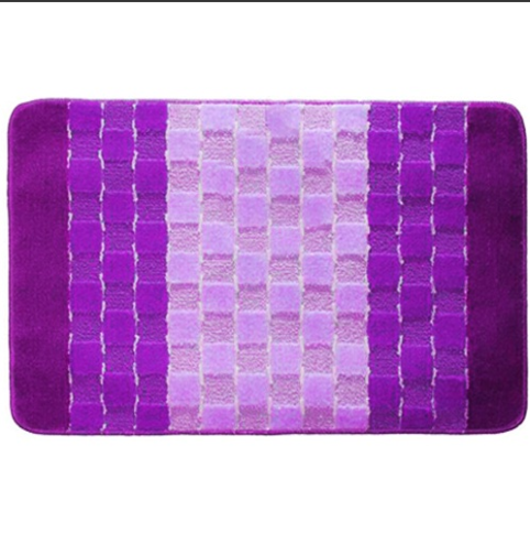 Коврик BANYOLIN SILVER 1шт 50*80 сирень фото 1