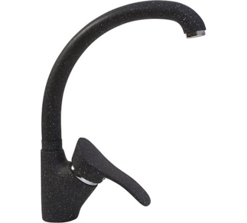 Смеситель для кухни 40к MIXLINE ML-GS01 (308) черный высокий излив фото 1