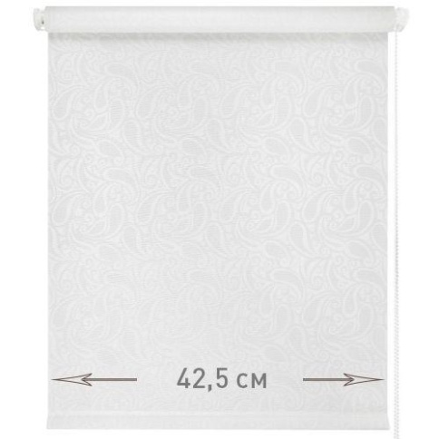 Рулонная штора Мини Ролета Персия 42,5 х175 белый фото 1
