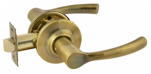 Защелка межкомнатная ТТ1-05 (стар.бронза) фото 1