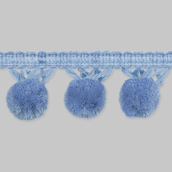 Бахрома голубой шарик В6-106(ВЕ2124)/183 фото 1