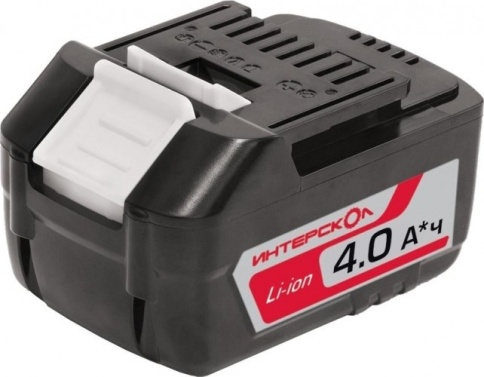 Интерскол Аккумулятор АПИ-4/18, 4 А/ч, 18В, Li-ion фото 1