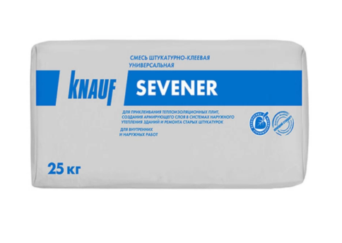 KNAUF Штукатурно клеевая смесь Севенер 25 кг. фото 1