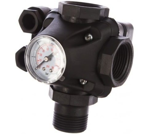 Реле давления с манометром РМ/5-3W  фото 1