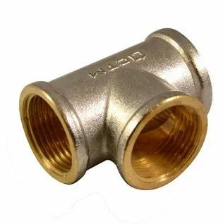 Тройник 3/4" г/г/г ник-лат фото 1