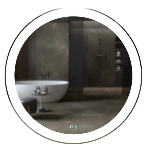 Зеркало MIXLINE "Перла-2" D770 сенсорный выключатель светодиодная подсветка, подогрев фото 1