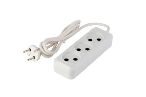 Удлинитель УБ-03 бытовой ПВС 2*0,75 6А 3гн-7м (УБ03-2295) фото 1