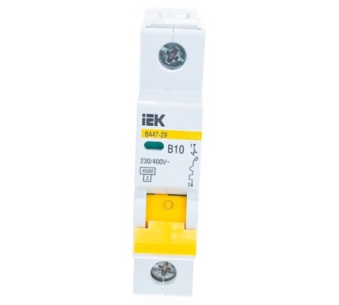 Выключатель автоматический 1-пол.  10A 4,5кА ВА47-29 х-ка С (ИЭК) фото 1
