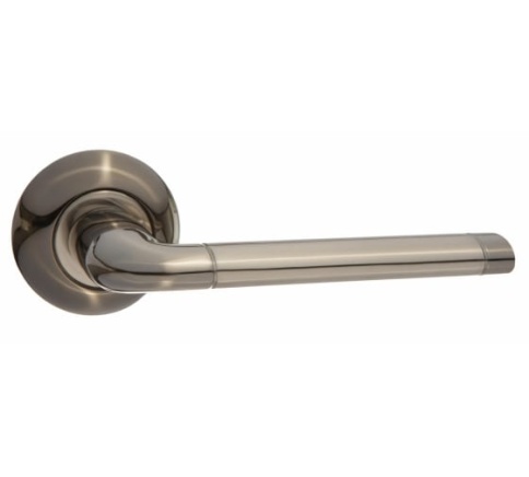 Ручка PUERTO AL 503-08 BN/SN черн ник/ник мат фото 1