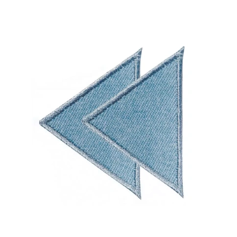 Аппликация Треугольник большие, светлый джинс Prym 925471 (АРС0000820933) 4см фото 1