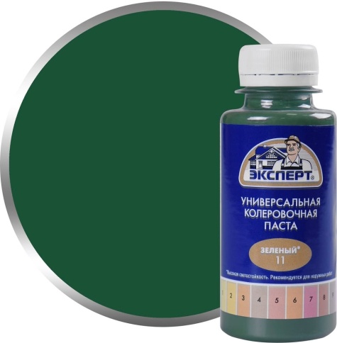 Эксперт Краситель универсальный №11 зеленый 100мл фото 1