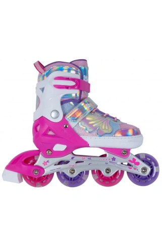 Роликовые коньки Greta р.30-33 (S) pink фото 1